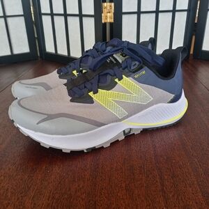 New Balance Nitrel V4 Dynasoft Trail Running Shoes Blue/Gray Womens Size 9D